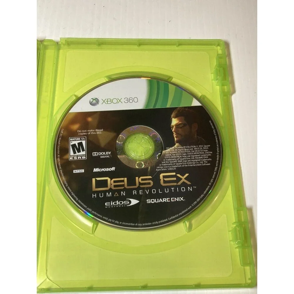 Deus Ex: Human Revolution (Microsoft Xbox 360, 2011) CIB